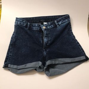 H&M high waisted jean shorts